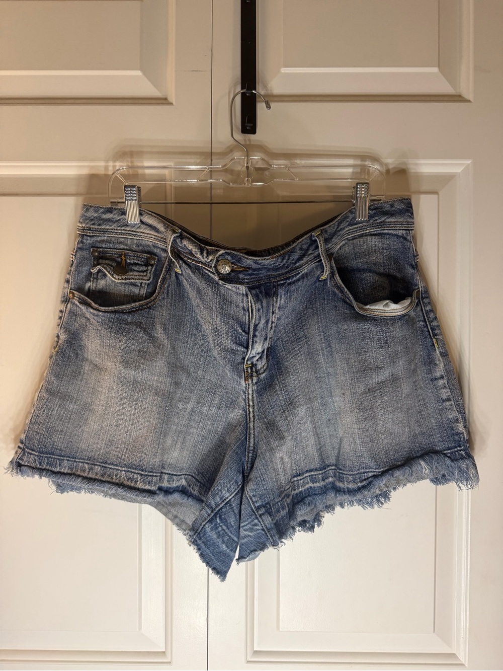 Vintage Denim Cutoff Shorts - Light Blue Women's U Brand denim shorts